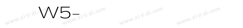 腾祥瀛宋简 W5字体转换